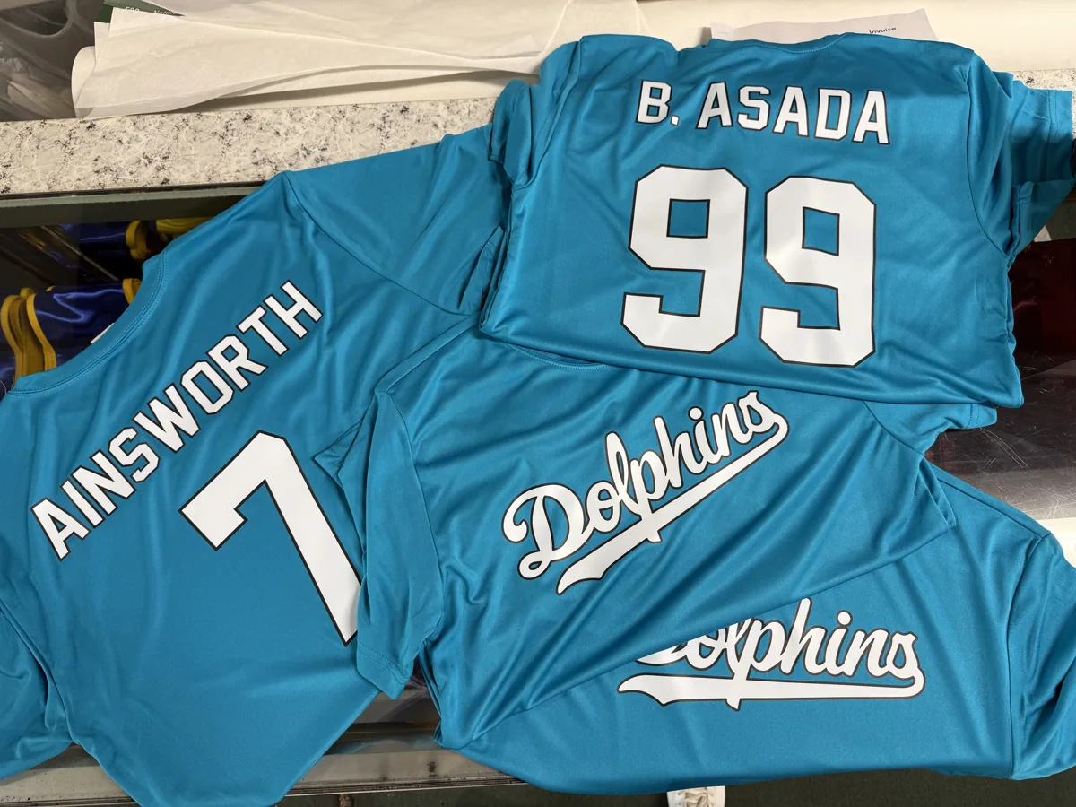 Custom team jerseys