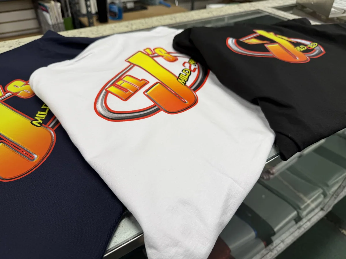 Custom decorated apparel